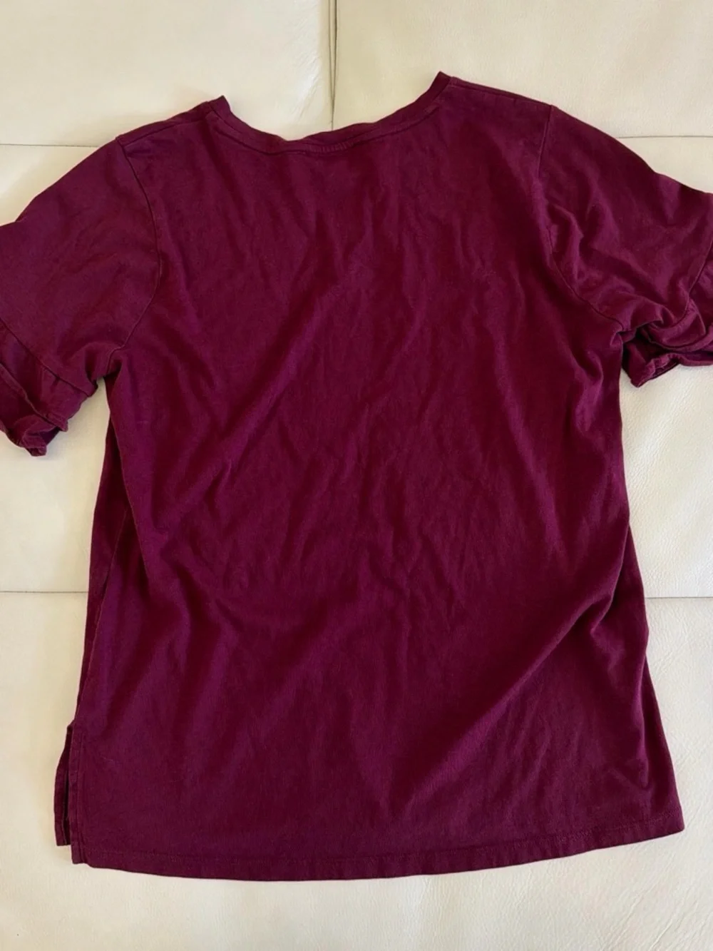 Michael Kors Maroon Short Sleeve Tee
